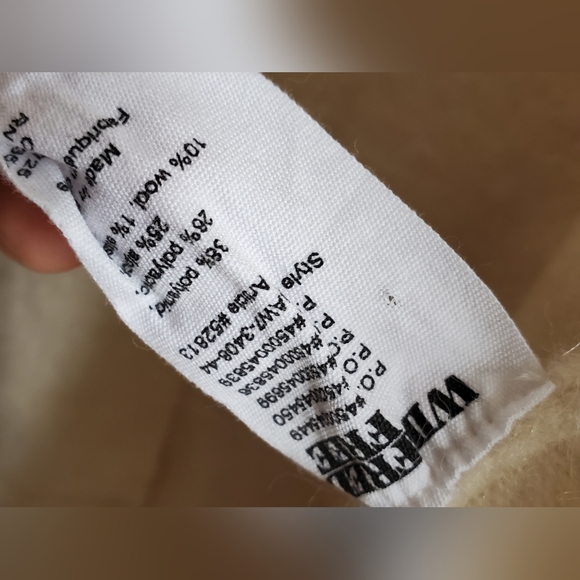 Wilfred Free white cozy soft sweater cardigan oversized Large - Picture 6 of 6